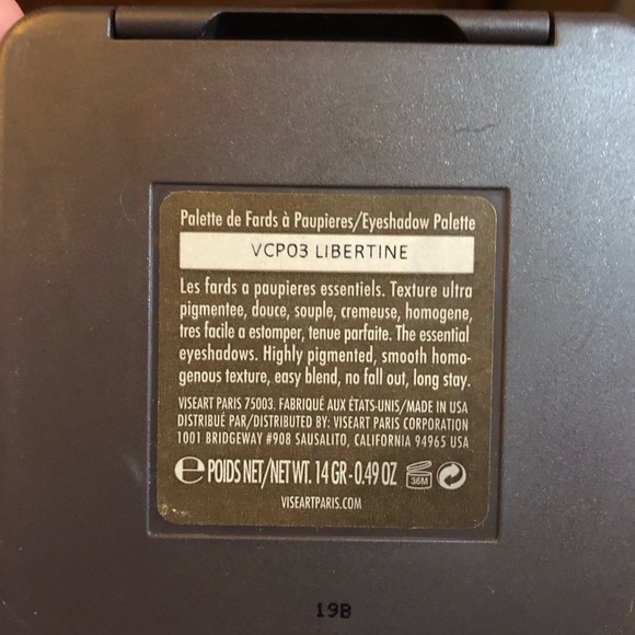 Viseart eyeshadow palette - Picture 4 of 4